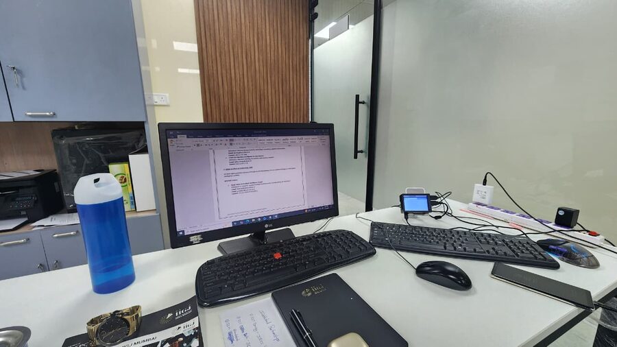 IIGJ desk during the CEO's Office stint